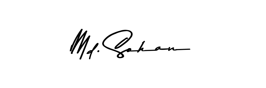 Use a signature maker to create a handwritten signature online. With this signature software, you can design (Asem Kandis PERSONAL USE) your own signature for name Md. Sohan. Md. Sohan signature style 9 images and pictures png