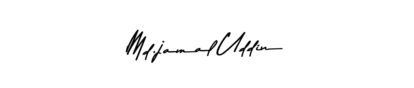 Use a signature maker to create a handwritten signature online. With this signature software, you can design (Asem Kandis PERSONAL USE) your own signature for name Md.jamal Uddin. Md.jamal Uddin signature style 9 images and pictures png