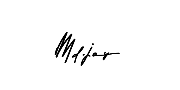 Design your own signature with our free online signature maker. With this signature software, you can create a handwritten (Asem Kandis PERSONAL USE) signature for name Md.joy. Md.joy signature style 9 images and pictures png