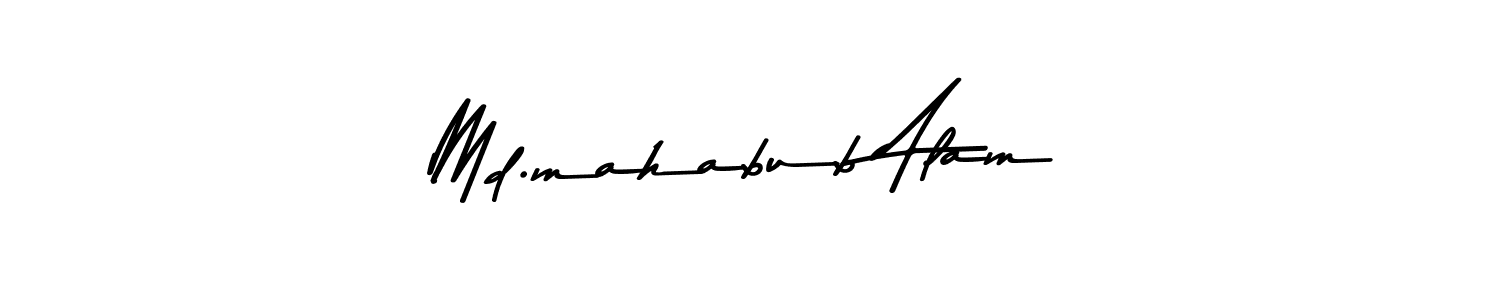 Also we have Md.mahabub Alam name is the best signature style. Create professional handwritten signature collection using Asem Kandis PERSONAL USE autograph style. Md.mahabub Alam signature style 9 images and pictures png