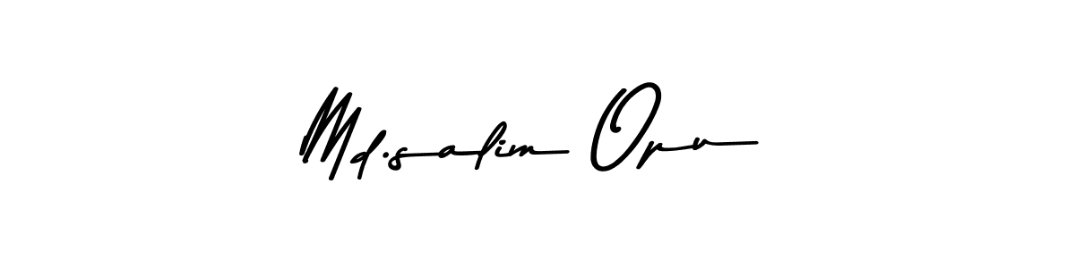 Make a short Md.salim Opu signature style. Manage your documents anywhere anytime using Asem Kandis PERSONAL USE. Create and add eSignatures, submit forms, share and send files easily. Md.salim Opu signature style 9 images and pictures png