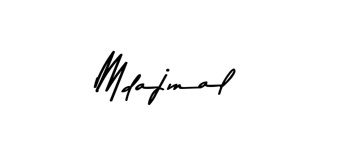 How to make Mdajmal name signature. Use Asem Kandis PERSONAL USE style for creating short signs online. This is the latest handwritten sign. Mdajmal signature style 9 images and pictures png