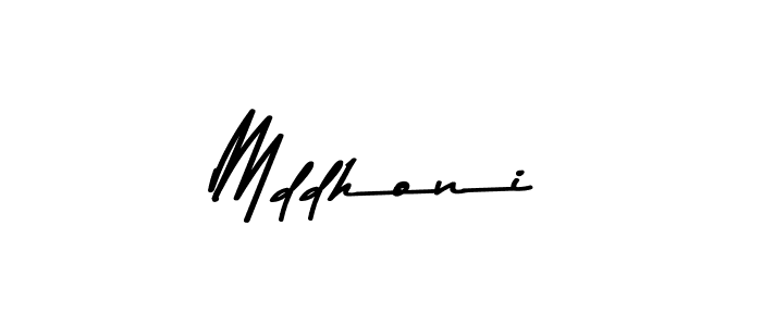Make a beautiful signature design for name Mddhoni. With this signature (Asem Kandis PERSONAL USE) style, you can create a handwritten signature for free. Mddhoni signature style 9 images and pictures png