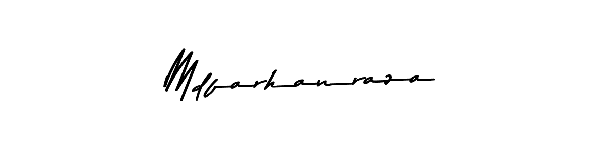 Make a beautiful signature design for name Mdfarhanraza. With this signature (Asem Kandis PERSONAL USE) style, you can create a handwritten signature for free. Mdfarhanraza signature style 9 images and pictures png