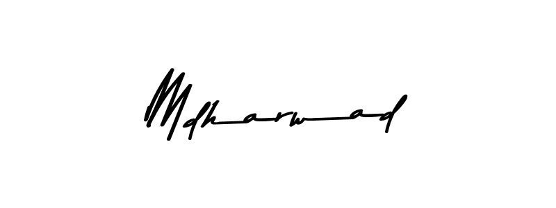 Similarly Asem Kandis PERSONAL USE is the best handwritten signature design. Signature creator online .You can use it as an online autograph creator for name Mdharwad. Mdharwad signature style 9 images and pictures png