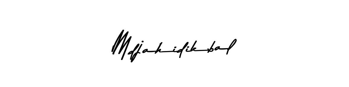 Make a beautiful signature design for name Mdjahidikbal. Use this online signature maker to create a handwritten signature for free. Mdjahidikbal signature style 9 images and pictures png