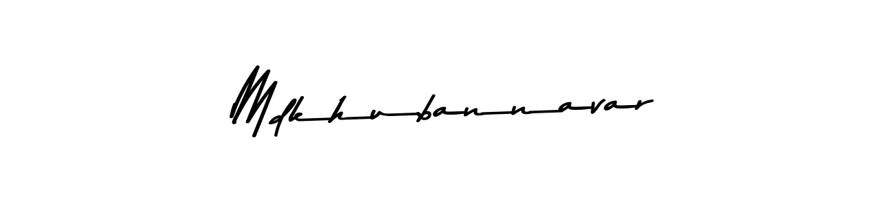 Make a beautiful signature design for name Mdkhubannavar. With this signature (Asem Kandis PERSONAL USE) style, you can create a handwritten signature for free. Mdkhubannavar signature style 9 images and pictures png