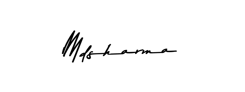 Design your own signature with our free online signature maker. With this signature software, you can create a handwritten (Asem Kandis PERSONAL USE) signature for name Mdsharma. Mdsharma signature style 9 images and pictures png