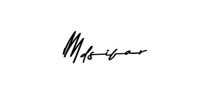 How to make Mdsifar signature? Asem Kandis PERSONAL USE is a professional autograph style. Create handwritten signature for Mdsifar name. Mdsifar signature style 9 images and pictures png