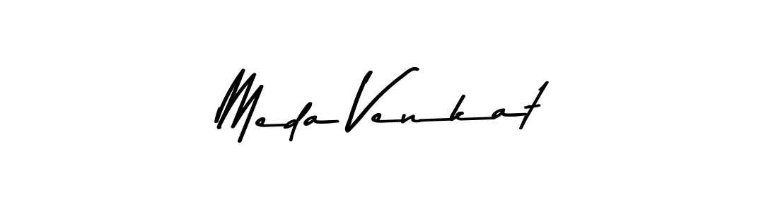 The best way (Asem Kandis PERSONAL USE) to make a short signature is to pick only two or three words in your name. The name Meda Venkat include a total of six letters. For converting this name. Meda Venkat signature style 9 images and pictures png