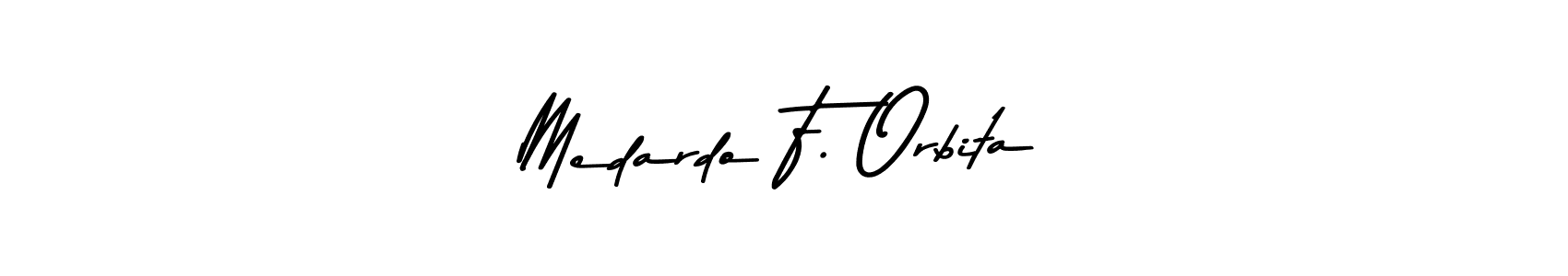 Also we have Medardo F. Orbita name is the best signature style. Create professional handwritten signature collection using Asem Kandis PERSONAL USE autograph style. Medardo F. Orbita signature style 9 images and pictures png