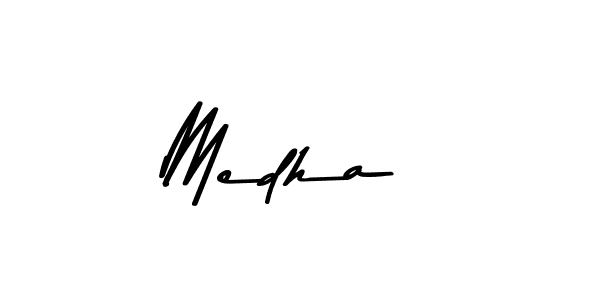 Design your own signature with our free online signature maker. With this signature software, you can create a handwritten (Asem Kandis PERSONAL USE) signature for name Medha . Medha  signature style 9 images and pictures png