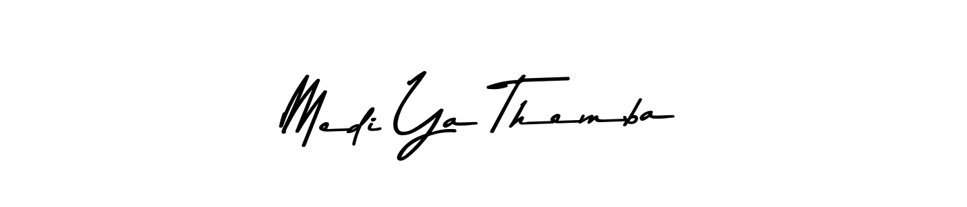 The best way (Asem Kandis PERSONAL USE) to make a short signature is to pick only two or three words in your name. The name Medi Ya Themba include a total of six letters. For converting this name. Medi Ya Themba signature style 9 images and pictures png