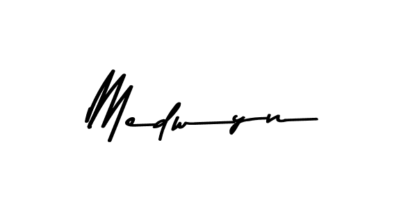 Also we have Medwyn name is the best signature style. Create professional handwritten signature collection using Asem Kandis PERSONAL USE autograph style. Medwyn signature style 9 images and pictures png