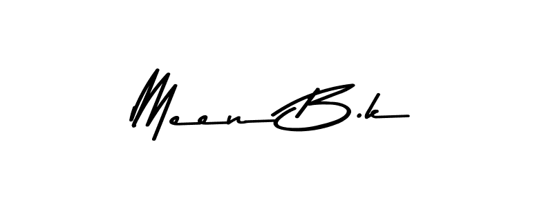 Also we have Meen B.k name is the best signature style. Create professional handwritten signature collection using Asem Kandis PERSONAL USE autograph style. Meen B.k signature style 9 images and pictures png