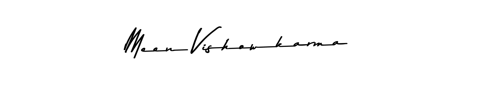 Also You can easily find your signature by using the search form. We will create Meen Vishowkarma name handwritten signature images for you free of cost using Asem Kandis PERSONAL USE sign style. Meen Vishowkarma signature style 9 images and pictures png