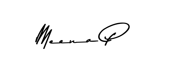 How to make Meena P signature? Asem Kandis PERSONAL USE is a professional autograph style. Create handwritten signature for Meena P name. Meena P signature style 9 images and pictures png