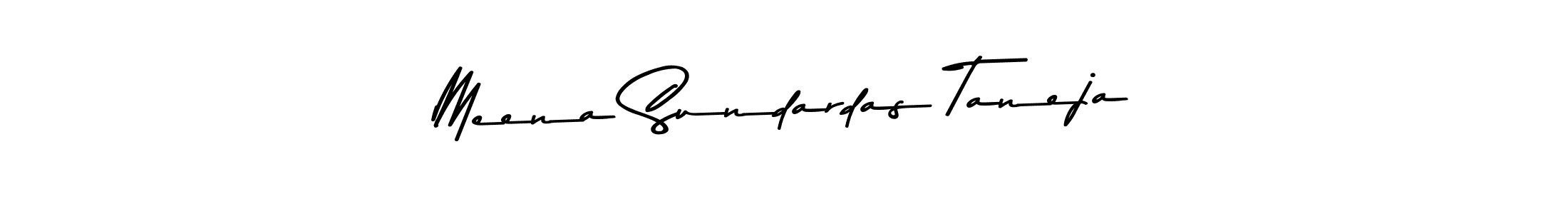 Asem Kandis PERSONAL USE is a professional signature style that is perfect for those who want to add a touch of class to their signature. It is also a great choice for those who want to make their signature more unique. Get Meena Sundardas Taneja name to fancy signature for free. Meena Sundardas Taneja signature style 9 images and pictures png