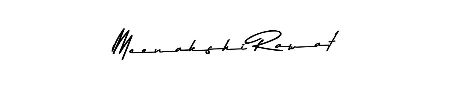 Make a beautiful signature design for name Meenakshi Rawat. With this signature (Asem Kandis PERSONAL USE) style, you can create a handwritten signature for free. Meenakshi Rawat signature style 9 images and pictures png