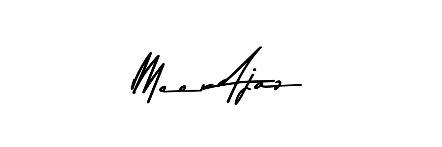 Use a signature maker to create a handwritten signature online. With this signature software, you can design (Asem Kandis PERSONAL USE) your own signature for name Meer Ajaz. Meer Ajaz signature style 9 images and pictures png