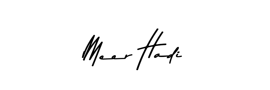 You can use this online signature creator to create a handwritten signature for the name Meer Hadi. This is the best online autograph maker. Meer Hadi signature style 9 images and pictures png