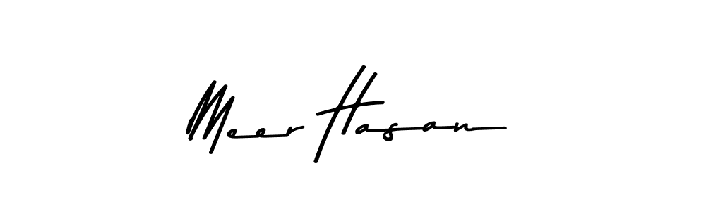 The best way (Asem Kandis PERSONAL USE) to make a short signature is to pick only two or three words in your name. The name Meer Hasan include a total of six letters. For converting this name. Meer Hasan signature style 9 images and pictures png