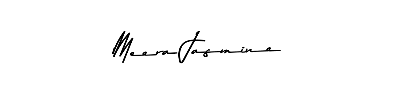 Use a signature maker to create a handwritten signature online. With this signature software, you can design (Asem Kandis PERSONAL USE) your own signature for name Meera Jasmine. Meera Jasmine signature style 9 images and pictures png