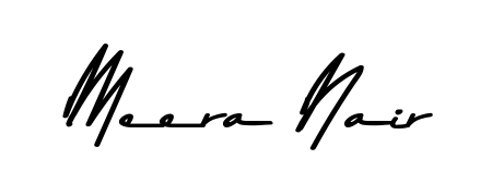 This is the best signature style for the Meera Nair name. Also you like these signature font (Asem Kandis PERSONAL USE). Mix name signature. Meera Nair signature style 9 images and pictures png