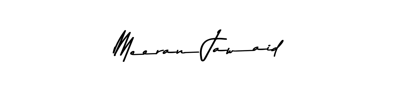 The best way (Asem Kandis PERSONAL USE) to make a short signature is to pick only two or three words in your name. The name Meeran Jawaid include a total of six letters. For converting this name. Meeran Jawaid signature style 9 images and pictures png
