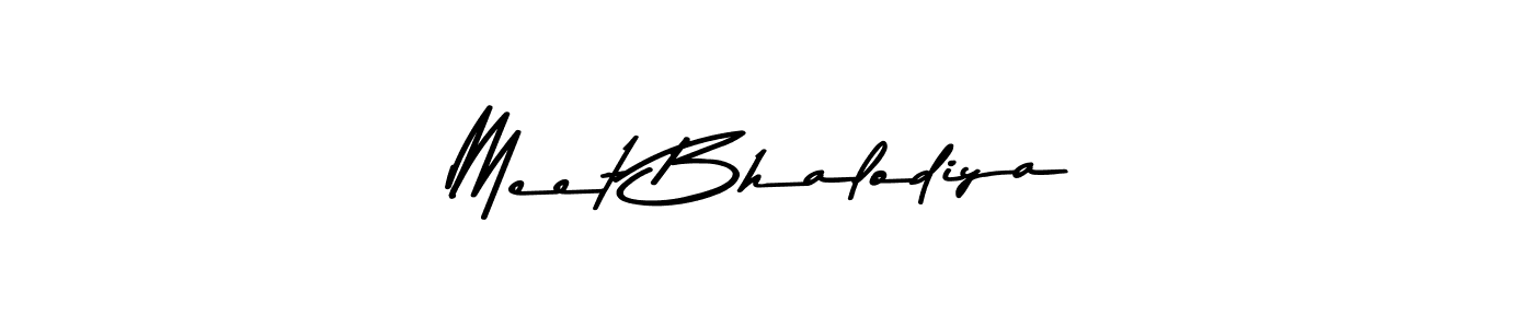 Similarly Asem Kandis PERSONAL USE is the best handwritten signature design. Signature creator online .You can use it as an online autograph creator for name Meet Bhalodiya. Meet Bhalodiya signature style 9 images and pictures png