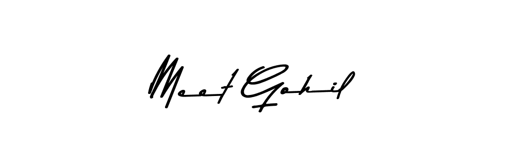 You should practise on your own different ways (Asem Kandis PERSONAL USE) to write your name (Meet Gohil) in signature. don't let someone else do it for you. Meet Gohil signature style 9 images and pictures png