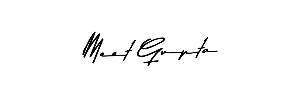 Use a signature maker to create a handwritten signature online. With this signature software, you can design (Asem Kandis PERSONAL USE) your own signature for name Meet Gupta. Meet Gupta signature style 9 images and pictures png