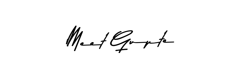 This is the best signature style for the Meet Gupte name. Also you like these signature font (Asem Kandis PERSONAL USE). Mix name signature. Meet Gupte signature style 9 images and pictures png