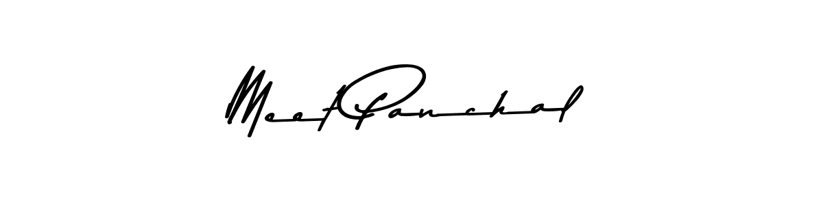 You should practise on your own different ways (Asem Kandis PERSONAL USE) to write your name (Meet Panchal) in signature. don't let someone else do it for you. Meet Panchal signature style 9 images and pictures png