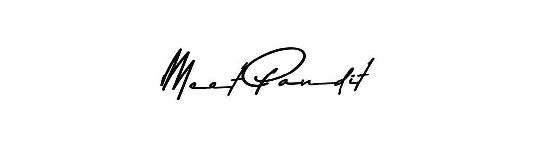 Create a beautiful signature design for name Meet Pandit. With this signature (Asem Kandis PERSONAL USE) fonts, you can make a handwritten signature for free. Meet Pandit signature style 9 images and pictures png