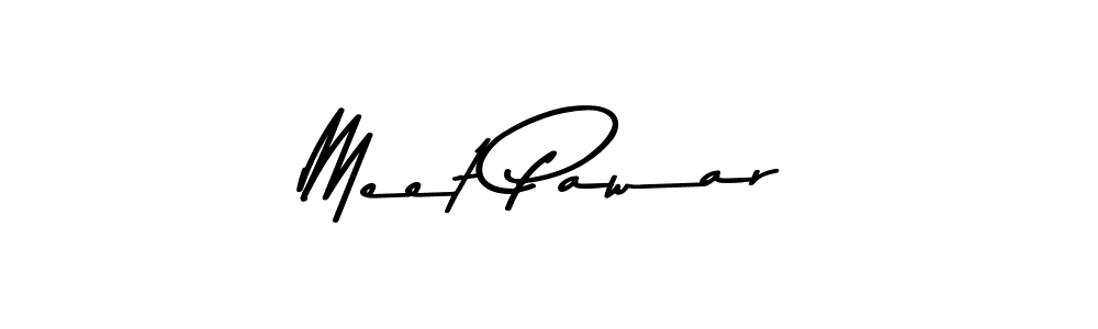 Make a beautiful signature design for name Meet Pawar. With this signature (Asem Kandis PERSONAL USE) style, you can create a handwritten signature for free. Meet Pawar signature style 9 images and pictures png