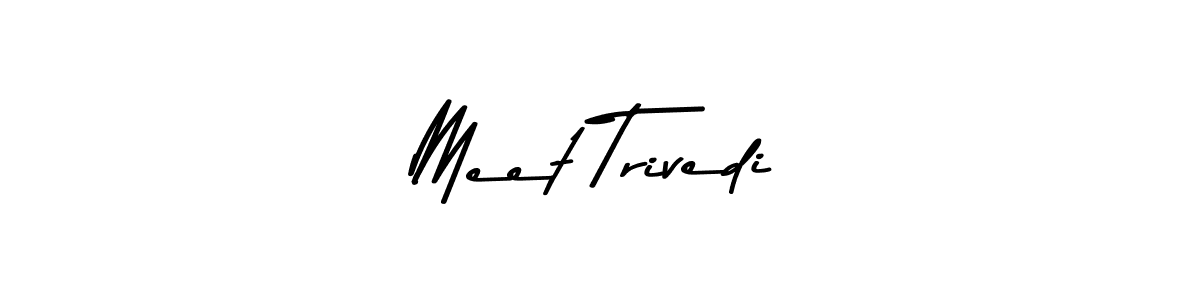 The best way (Asem Kandis PERSONAL USE) to make a short signature is to pick only two or three words in your name. The name Meet Trivedi include a total of six letters. For converting this name. Meet Trivedi signature style 9 images and pictures png