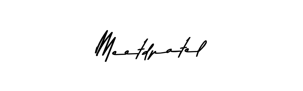 Use a signature maker to create a handwritten signature online. With this signature software, you can design (Asem Kandis PERSONAL USE) your own signature for name Meetdpatel. Meetdpatel signature style 9 images and pictures png