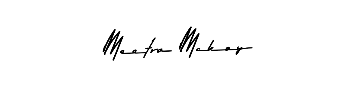 Similarly Asem Kandis PERSONAL USE is the best handwritten signature design. Signature creator online .You can use it as an online autograph creator for name Meetra Mckoy. Meetra Mckoy signature style 9 images and pictures png