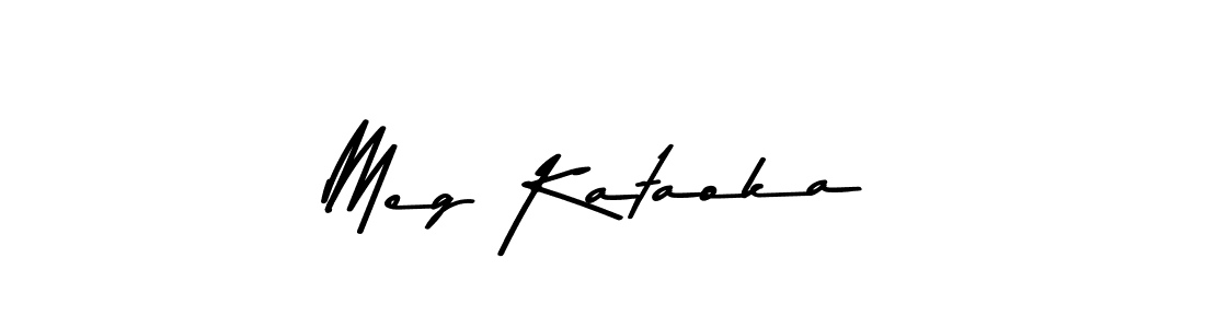 You should practise on your own different ways (Asem Kandis PERSONAL USE) to write your name (Meg Kataoka) in signature. don't let someone else do it for you. Meg Kataoka signature style 9 images and pictures png