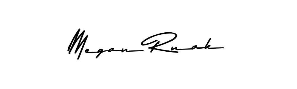 Megan Rnak stylish signature style. Best Handwritten Sign (Asem Kandis PERSONAL USE) for my name. Handwritten Signature Collection Ideas for my name Megan Rnak. Megan Rnak signature style 9 images and pictures png