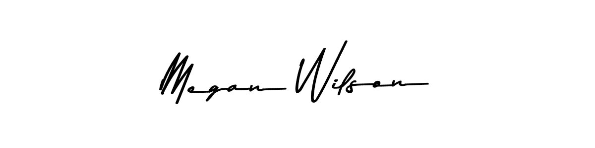 Design your own signature with our free online signature maker. With this signature software, you can create a handwritten (Asem Kandis PERSONAL USE) signature for name Megan Wilson. Megan Wilson signature style 9 images and pictures png