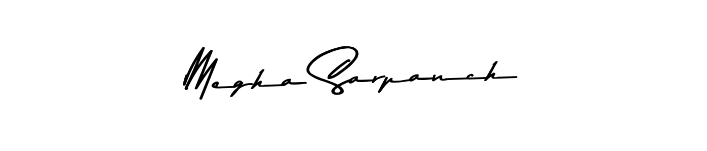 Here are the top 10 professional signature styles for the name Megha Sarpanch. These are the best autograph styles you can use for your name. Megha Sarpanch signature style 9 images and pictures png