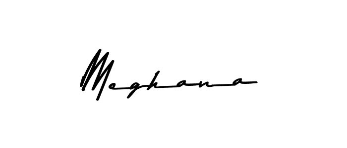 How to make Meghana signature? Asem Kandis PERSONAL USE is a professional autograph style. Create handwritten signature for Meghana name. Meghana signature style 9 images and pictures png