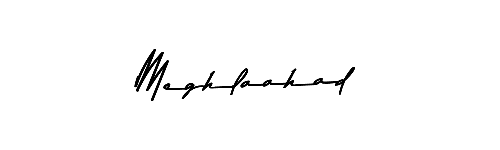 The best way (Asem Kandis PERSONAL USE) to make a short signature is to pick only two or three words in your name. The name Meghlaahad include a total of six letters. For converting this name. Meghlaahad signature style 9 images and pictures png