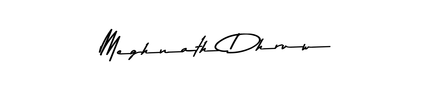 How to make Meghnath Dhruw signature? Asem Kandis PERSONAL USE is a professional autograph style. Create handwritten signature for Meghnath Dhruw name. Meghnath Dhruw signature style 9 images and pictures png