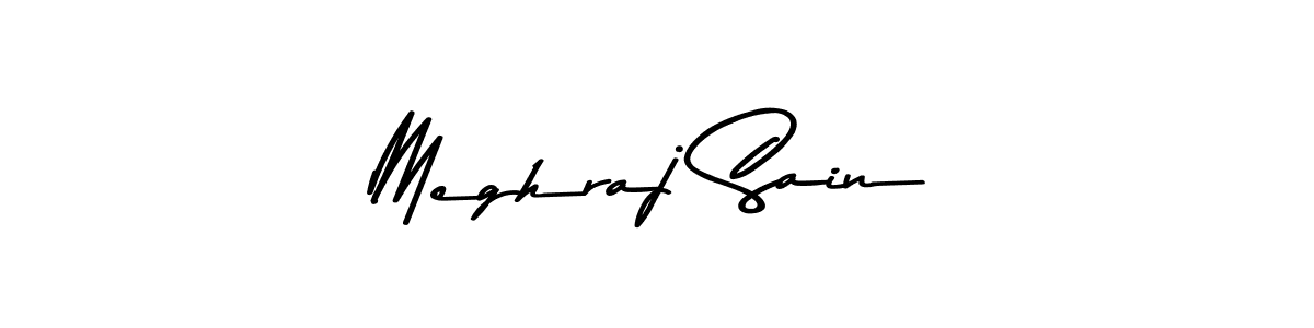 Meghraj Sain stylish signature style. Best Handwritten Sign (Asem Kandis PERSONAL USE) for my name. Handwritten Signature Collection Ideas for my name Meghraj Sain. Meghraj Sain signature style 9 images and pictures png