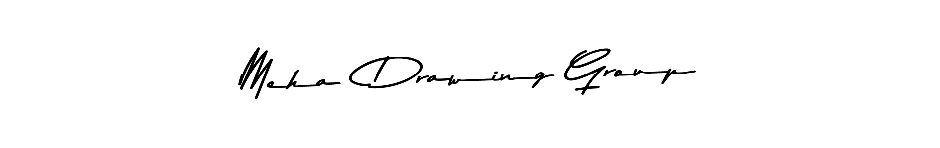 Make a beautiful signature design for name Meha  Drawing Group. With this signature (Asem Kandis PERSONAL USE) style, you can create a handwritten signature for free. Meha  Drawing Group signature style 9 images and pictures png