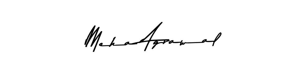 How to make Meha Agrawal signature? Asem Kandis PERSONAL USE is a professional autograph style. Create handwritten signature for Meha Agrawal name. Meha Agrawal signature style 9 images and pictures png