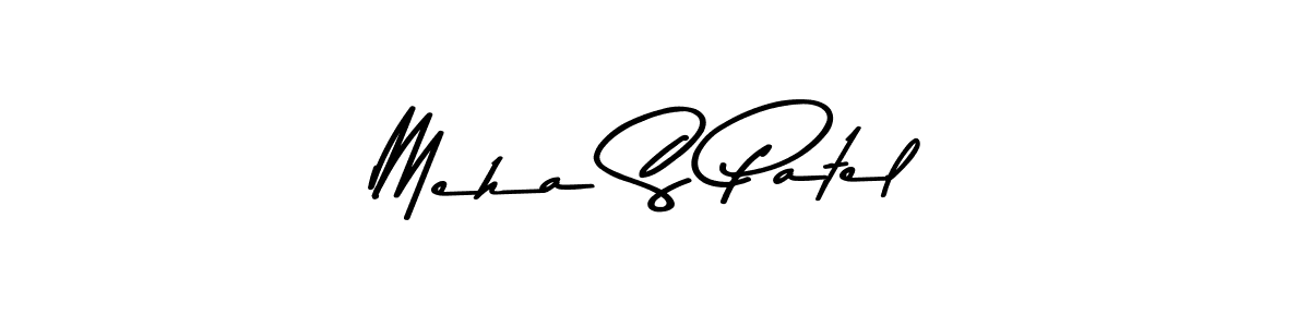Also You can easily find your signature by using the search form. We will create Meha S Patel name handwritten signature images for you free of cost using Asem Kandis PERSONAL USE sign style. Meha S Patel signature style 9 images and pictures png
